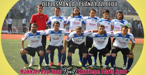 Kızıltepe Barış Spor  1 puana razı oldu