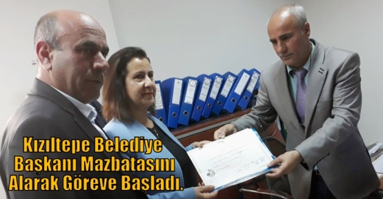 Kızıltepe Belediye Başkanı Mazbatasını Alarak Göreve Başladı.