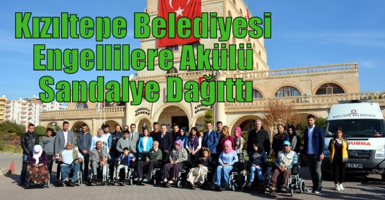 Kızıltepe Belediyesi Engellilere Akülü Sandalye Dağıttı