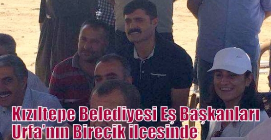 Kızıltepe Belediyesi Eş Başkanları Urfa’nın Birecik ilçesinde 