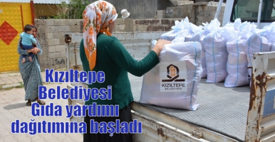 Kızıltepe Belediyesi Gıda yardımı dağıtımına başladı