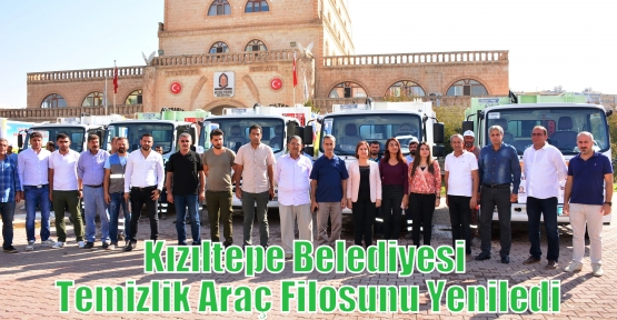 Kızıltepe Belediyesi Temizlik Araç Filosunu Yeniledi