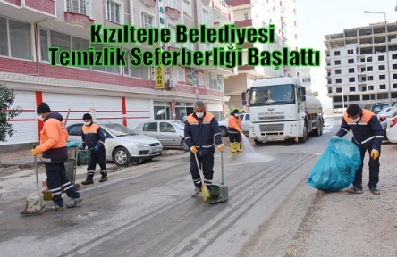 Kızıltepe Belediyesi Temizlik Seferberliği Başlattı