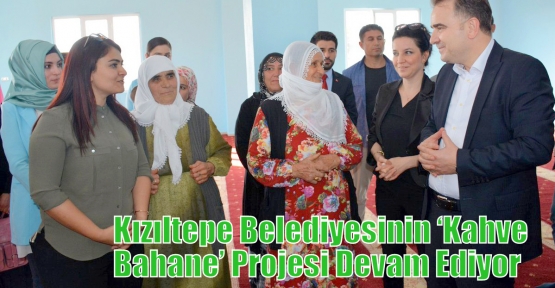Kızıltepe Belediyesinin ‘Kahve Bahane’ Projesi Devam Ediyor 