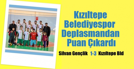 Kızıltepe Belediyespor  Deplasmanda Galip Geldi