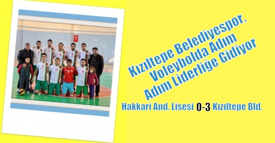 Kızıltepe Belediyespor, Voleybolda Adım Adım Liderliğe Gidiyor