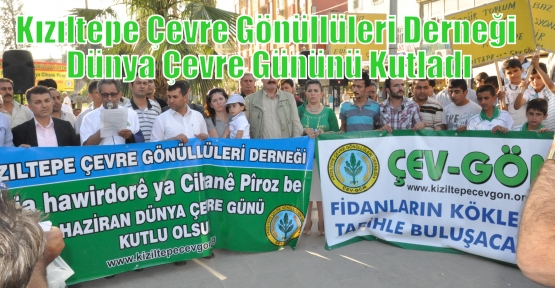 Kızıltepe Çevre Gönüllüleri Derneği 5 Haziran Dünya Çevre Gününü Kutladı.
