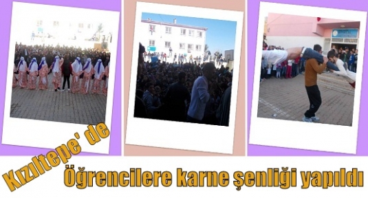 Kızıltepe' de Öğrencilere karne şenliği yapıldı
