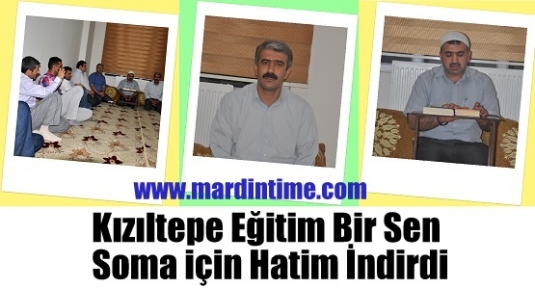 Kızıltepe Eğitim Bir Sen Soma için Hatim İndirdi