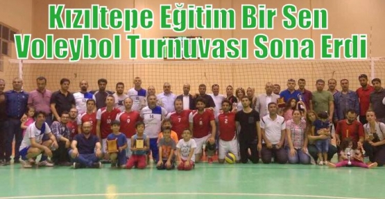 Kızıltepe Eğitim Bir Sen Voleybol Turnuvası  Sona Erdi