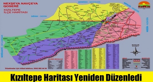 Kızıltepe Haritası Yeniden Düzenledi