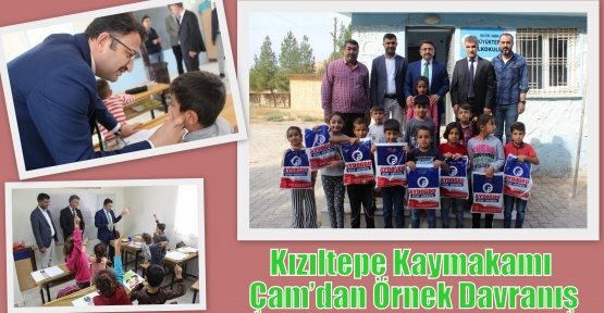 Kızıltepe Kaymakamı Çam’dan Örnek Davranış