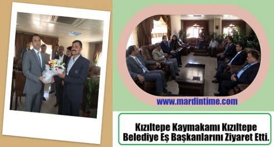 Kızıltepe Kaymakamı Kızıltepe Belediye Eş Başkanlarını Ziyaret Etti. 
