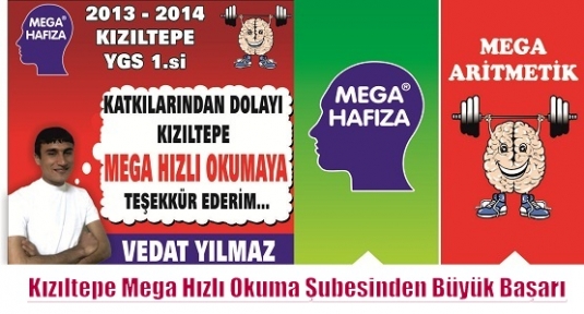 Kızıltepe Mega Hızlı Okuma Şubesinden Büyük Başarı