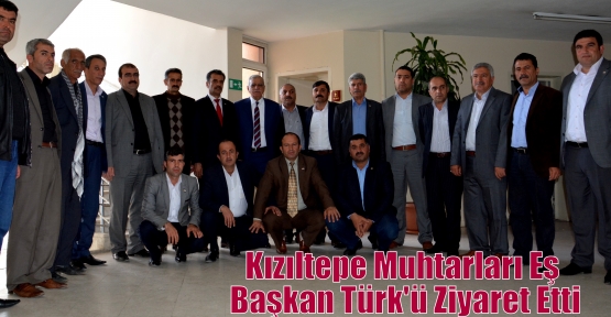 Kızıltepe Muhtarları Eş Başkan Türk'ü Ziyaret Etti