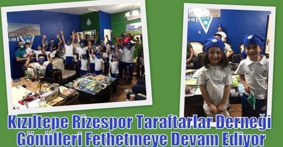 Kızıltepe Rizespor Taraftarlar Derneği Gönülleri Fethetmeye Devam Ediyor