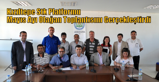 Kızıltepe Stk Platformu Mayıs Ayı Olağan Toplantısını Gerçekleştirdi.