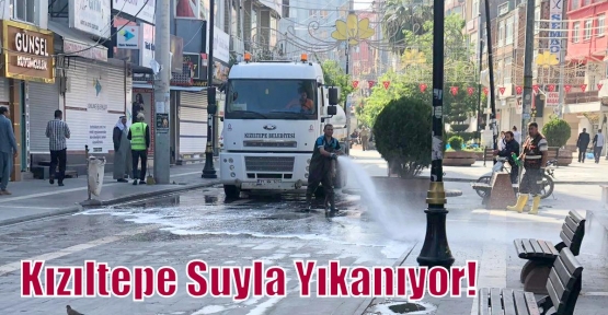 Kızıltepe Suyla Yıkanıyor!