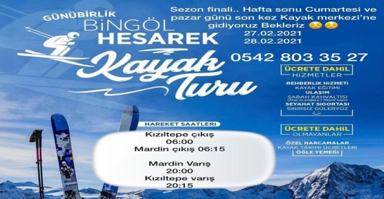 Kızıltepe Ve Mardin’den Bingöl’e Kayak Turu 