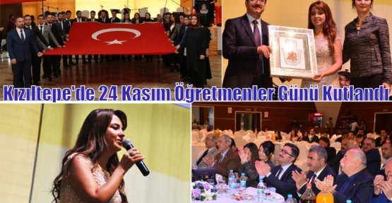 Kızıltepe'de 24 Kasım Öğretmenler Günü Kutlandı