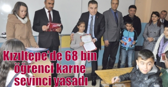 Kızıltepe’de 68 bin öğrenci karne sevinci yaşadı