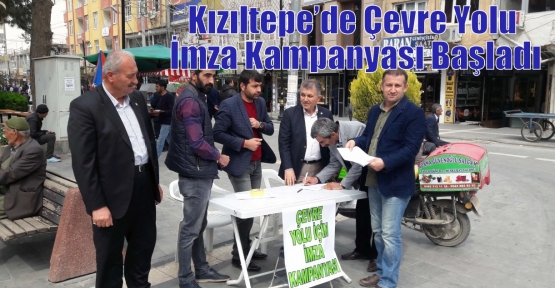 Kızıltepe’de Çevre Yolu İmza Kampanyası Başladı