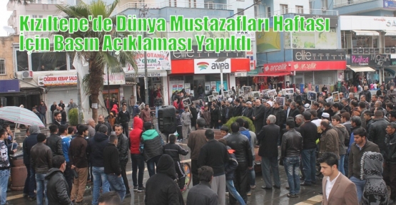 Kızıltepe'de Dünya Mustazafları Haftası İçin Basın Açıklaması Yapıldı