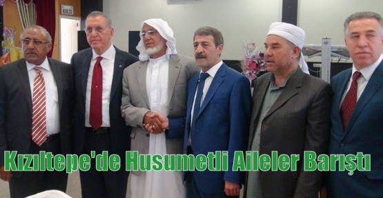 Kızıltepe'de Husumetli Aileler Barıştı