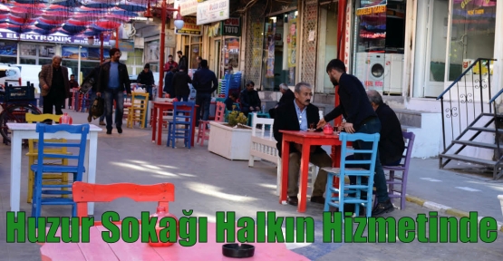 Kızıltepe'de Huzur Sokağı Halkın Hizmetinde