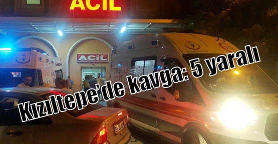 Kızıltepe’de kavga: 5 yaralı  