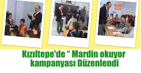 Kızıltepe'de “ Mardin okuyor kampanyası