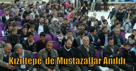 Kızıltepe`de Mustazaflar Anıldı