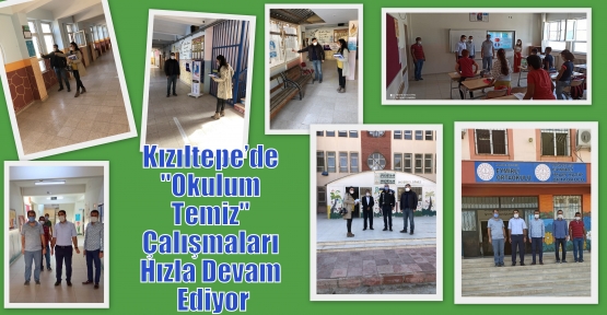 Kızıltepe’de “Okulum Temiz“ Çalışmaları Hızla Devam Ediyor