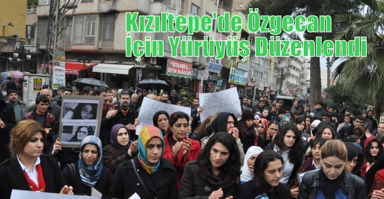 Kızıltepe'de Özgecan İçin Yürüyüş Düzenlendi