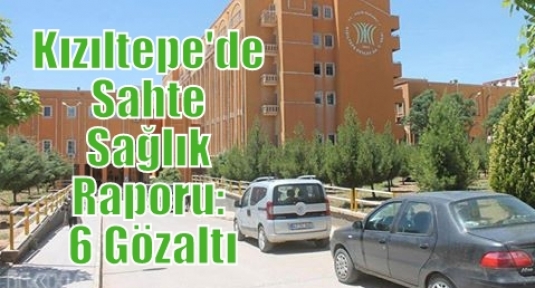Kızıltepe'de Sahte Sağlık Raporu: 6 Gözaltı