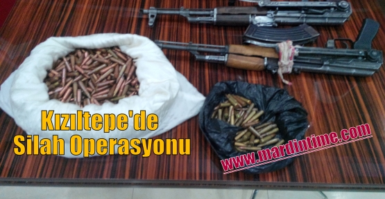 Kızıltepe'de Silah Operasyonu