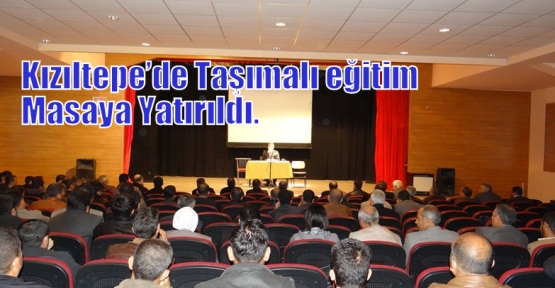     Kızıltepe’de Taşımalı eğitim Masaya Yatırıldı.