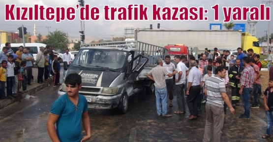 Kızıltepe’de trafik kazası: 1 yaralı