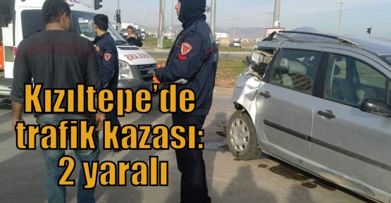 Kızıltepe’de trafik kazası: 2 yaralı