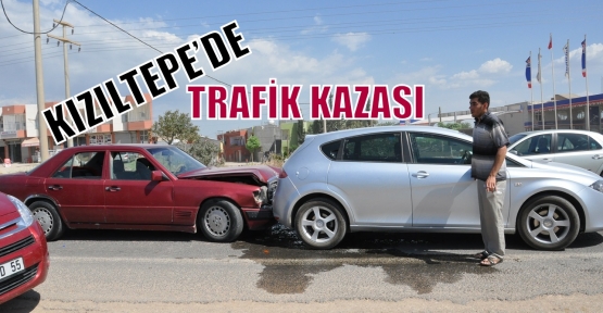 KIZILTEPE’DE TRAFİK KAZASI 