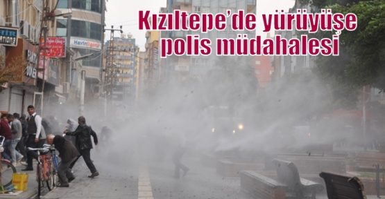 Kızıltepe’de yürüyüşe polis müdahalesi