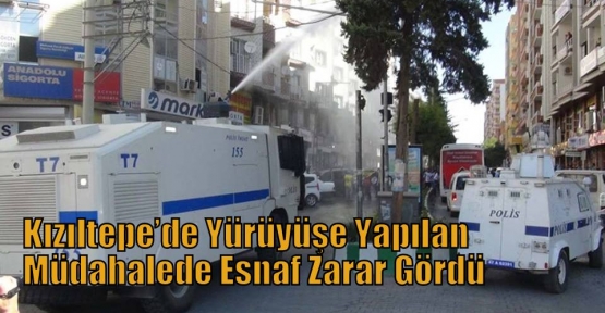 Kızıltepe’de Yürüyüşe Yapılan Müdahalede Esnaf Zarar Gördü