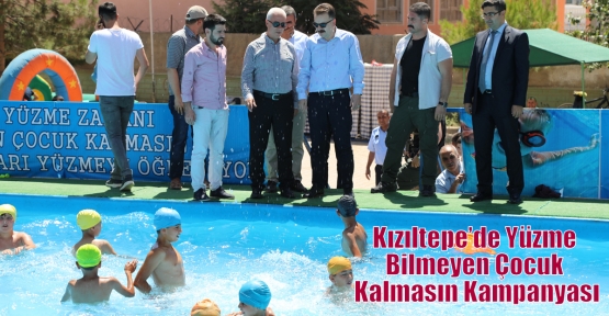 Kızıltepe’de Yüzme Bilmeyen Çocuk Kalmasın Kampanyası