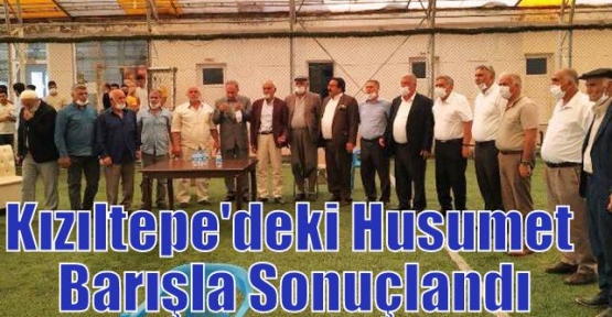 Kızıltepe'deki Husumet Barışla Sonuçlandı