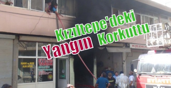 Kızıltepe'deki Yangın Korkuttu