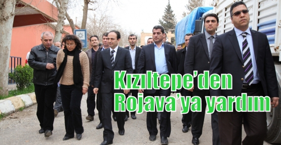 Kızıltepe’den Rojava’ya yardım 