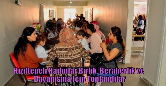 Kızıltepeli Kadınlar Birlik, Beraberlik ve Dayanışma İçin Toplandılar