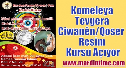 Komeleya Tevgera Ciwanên/Qoser  Resim Kursu Açıyor