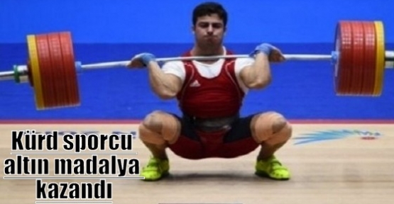 Kürd sporcu altın madalya kazandı