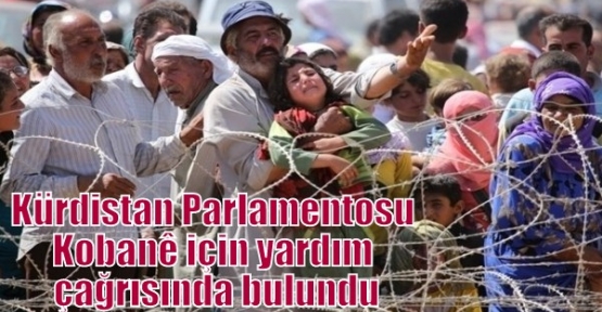 Kürdistan Parlamentosu Kobanê için yardım çağrısında bulundu